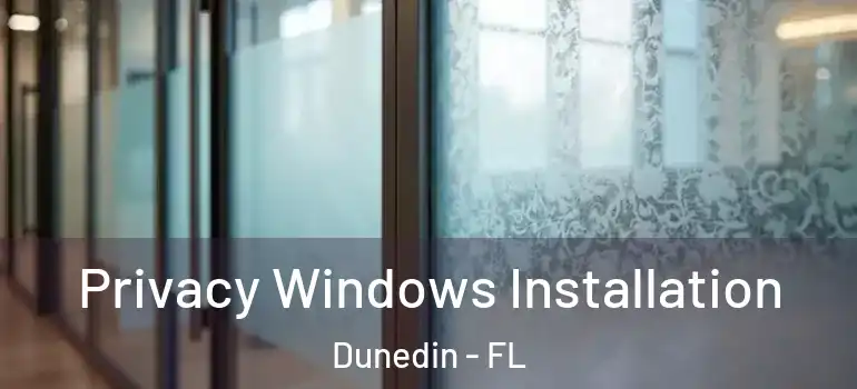  Privacy Windows Installation Dunedin - FL