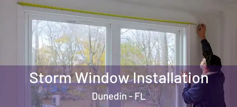Storm Window Installation Dunedin - FL